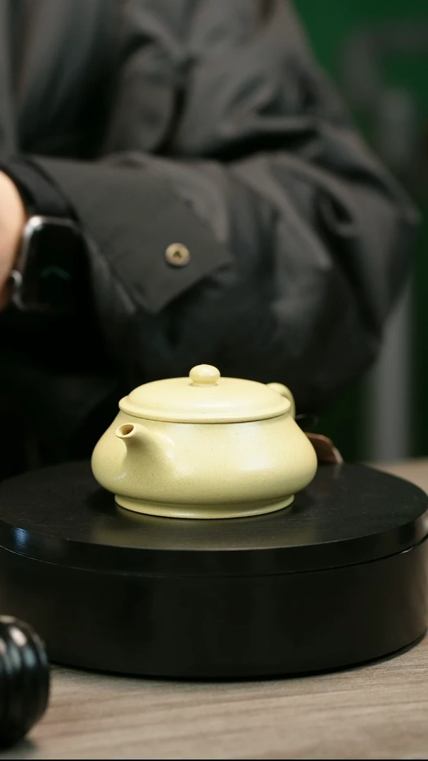 茶壶紫砂巧*H2334范菊芳本绿光素明炉