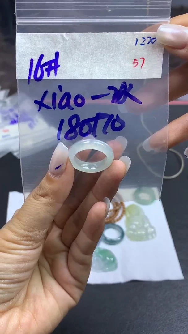 未镶嵌定制翡翠Ⅹ***冰毛货需精细抛光拍一发一