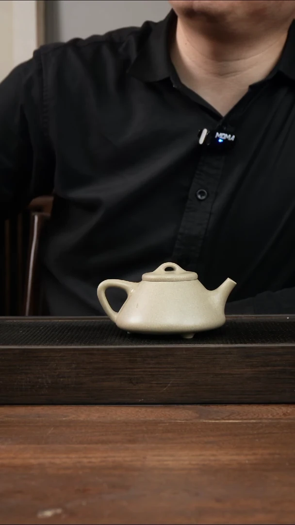 茶杯紫砂金*灿本绿子冶石瓢      180CC