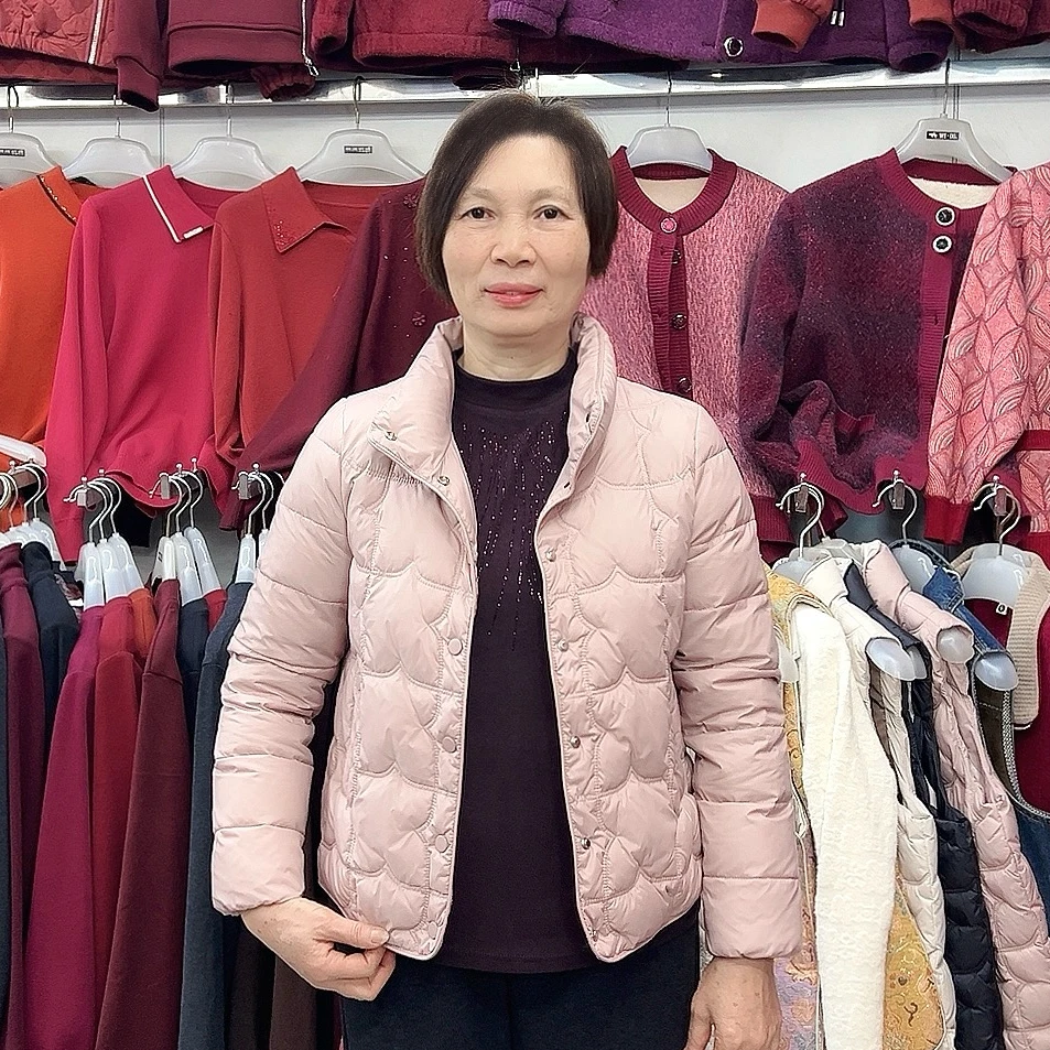 【金夫人妈妈装】冬季轻薄保暖棉服小个子短款宽松显瘦百搭保暖衣