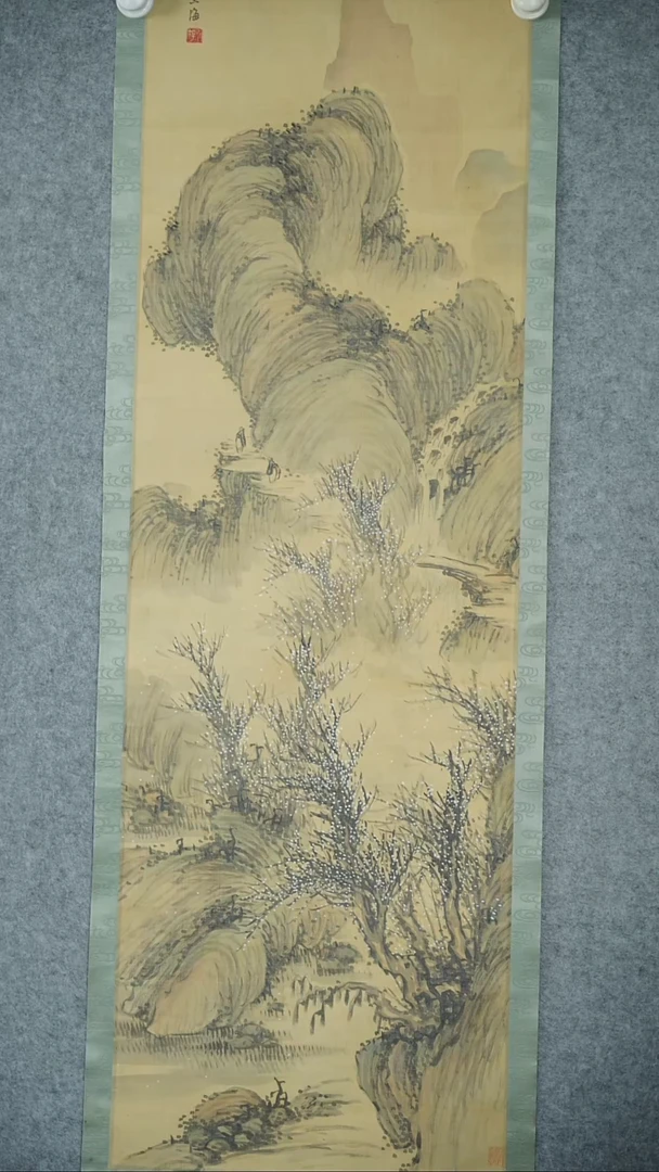 版画鲍老师-山水画作