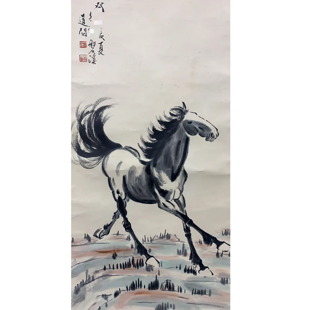 徐 马立轴 100 50 4.5平尺