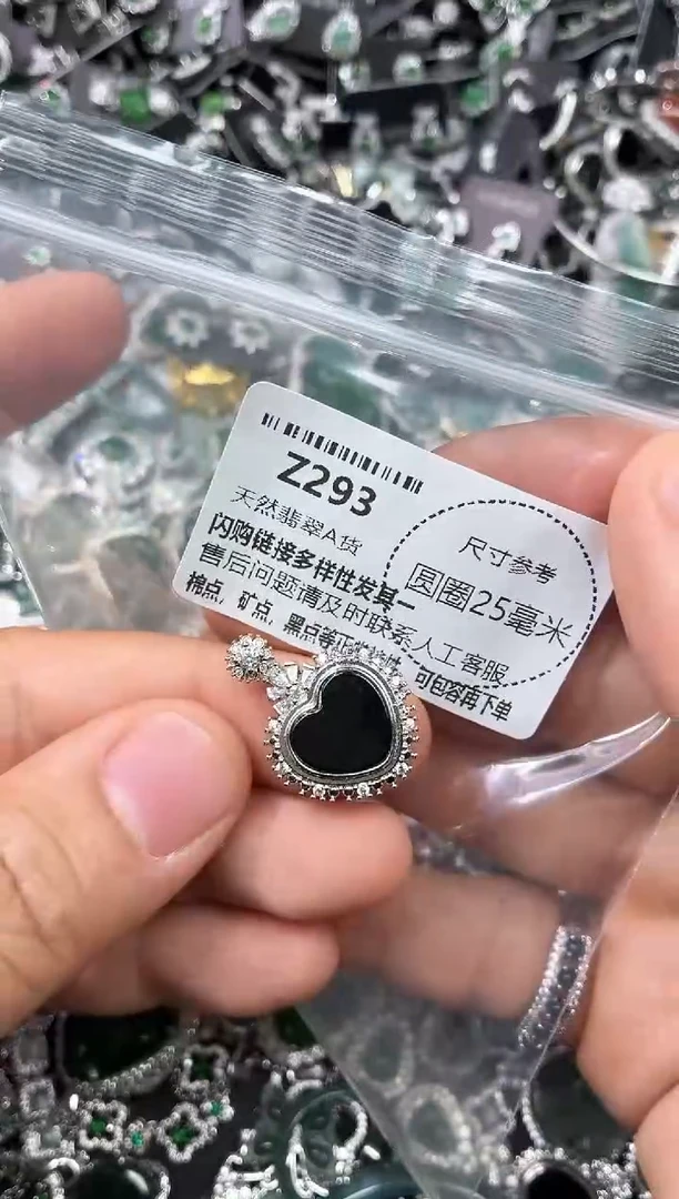 翡翠未镶嵌颈饰Z293吊坠