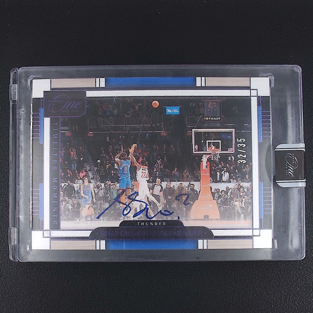 SGA亚历山大 ONE 时刻 35编 帕尼尼NBA国宝手提签字球星卡