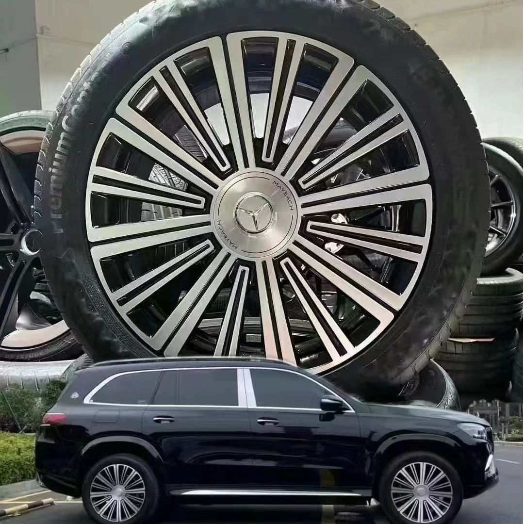 22寸奔驰GLS480迈巴赫原车轮毂轮胎，适合GLE GLS升级