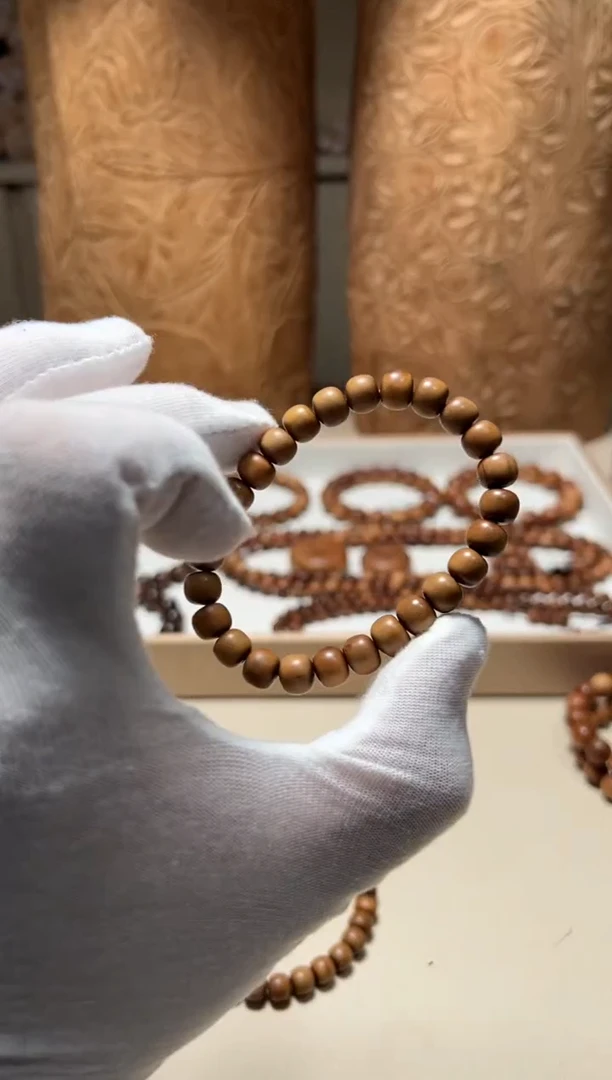 【闪购商品】檀香木手串/手链老山檀香7/8单圈微瑕福利