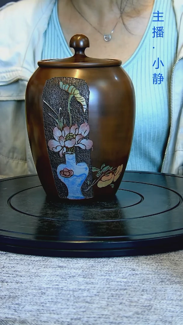 全手工紫陶茶罐精磨232