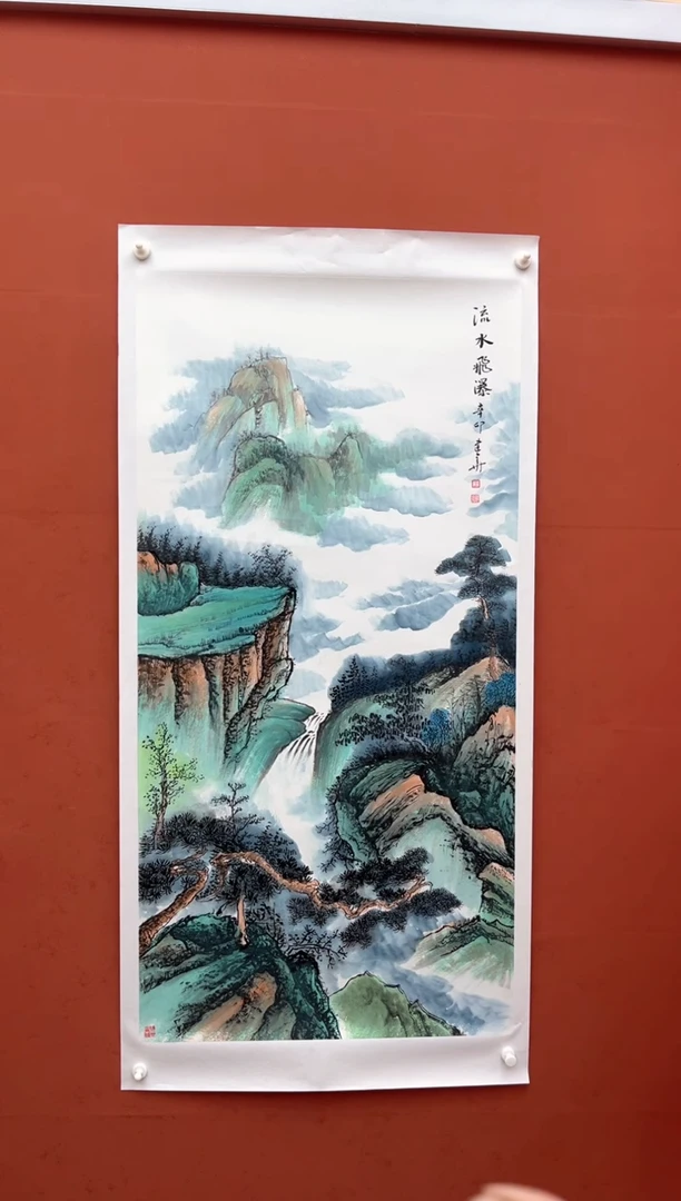 国画王建华老师现场创作 118
