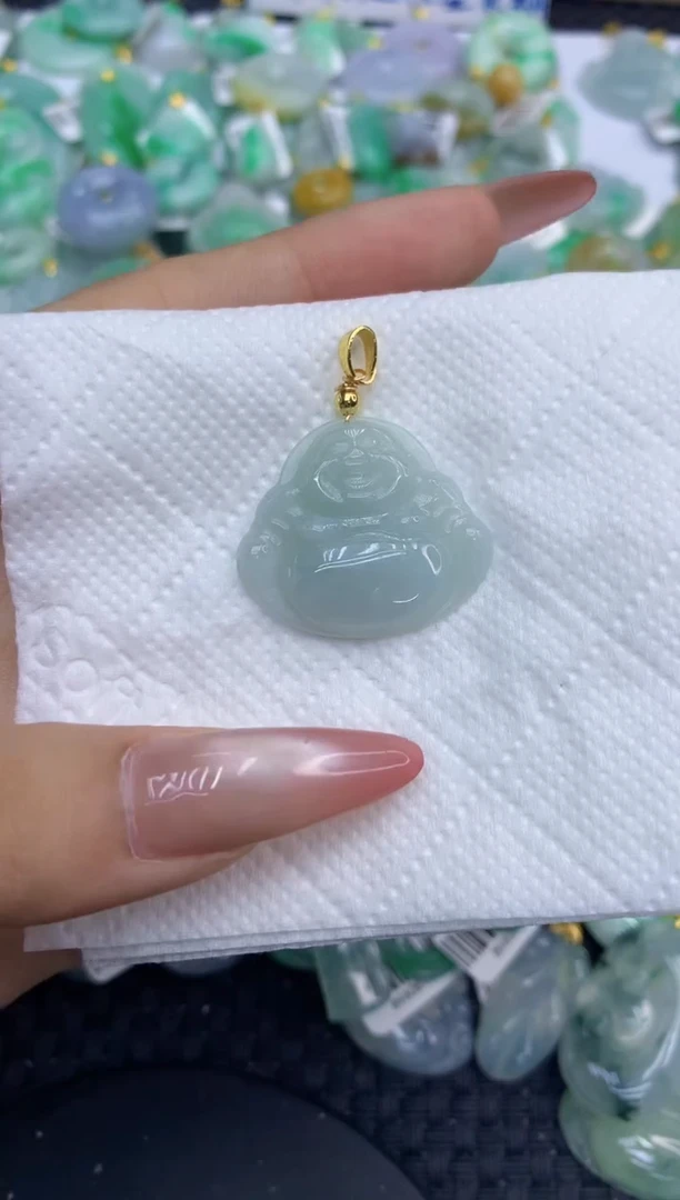 颈饰未镶嵌翡翠天然缅甸A货翡翠