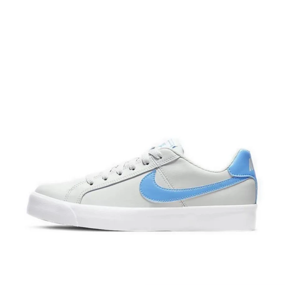 【微瑕】NikeCourtRoyaleAC包裹性低帮女款耐克板鞋灰蓝AO2810-004