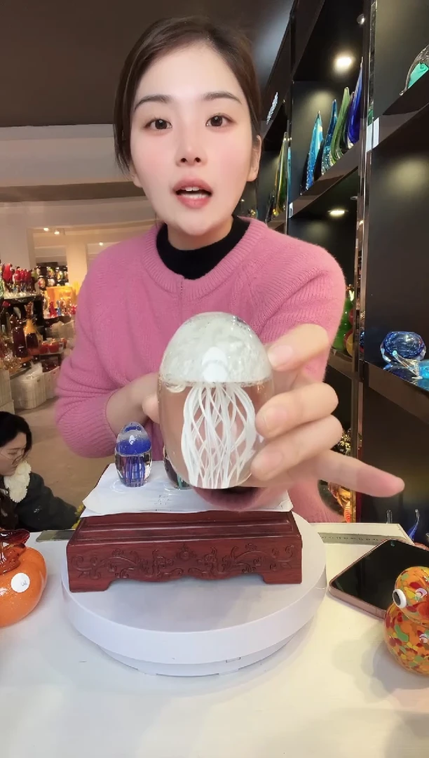 【闪购商品】茶盏琉璃摆件家居摆件