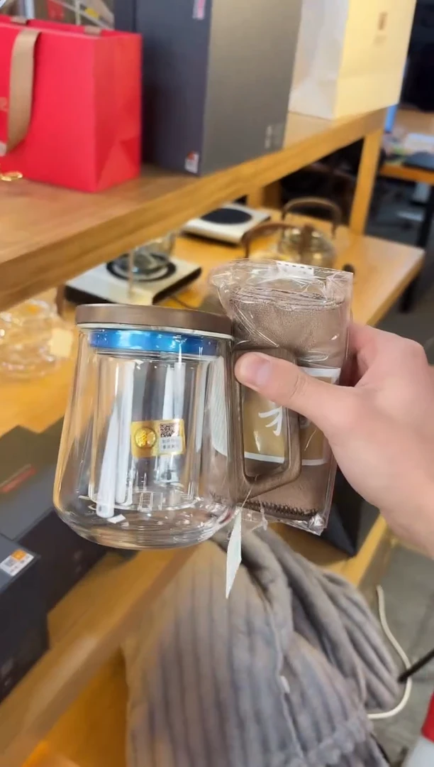 【闪购商品】禾器-木笙杯-透明色+禾器茶巾