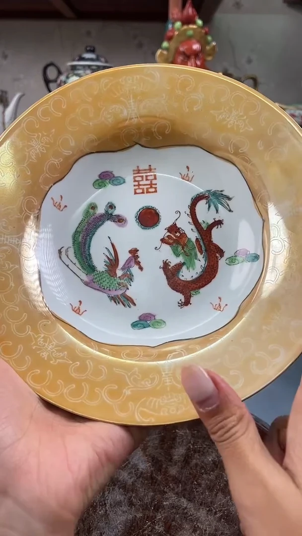 瓷片微瑕慎拍景德镇窑老厂瓷器单件