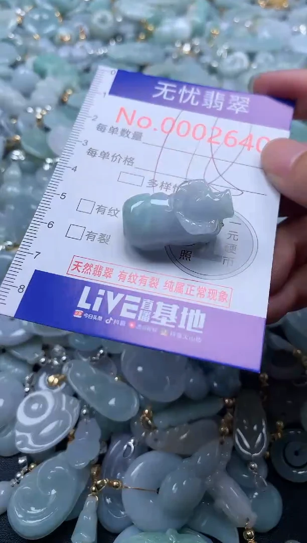 翡翠未镶嵌吊坠(不含链)2640