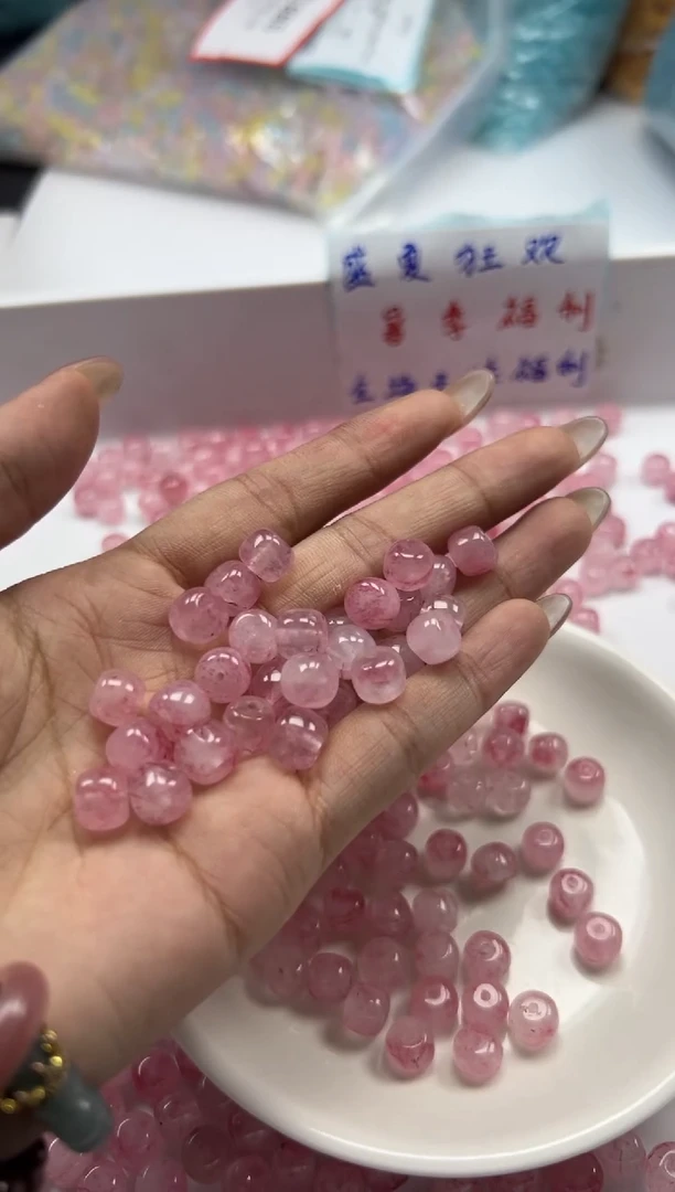 未镶嵌颈饰水晶w1884樱花雨水晶老型8mm*20颗