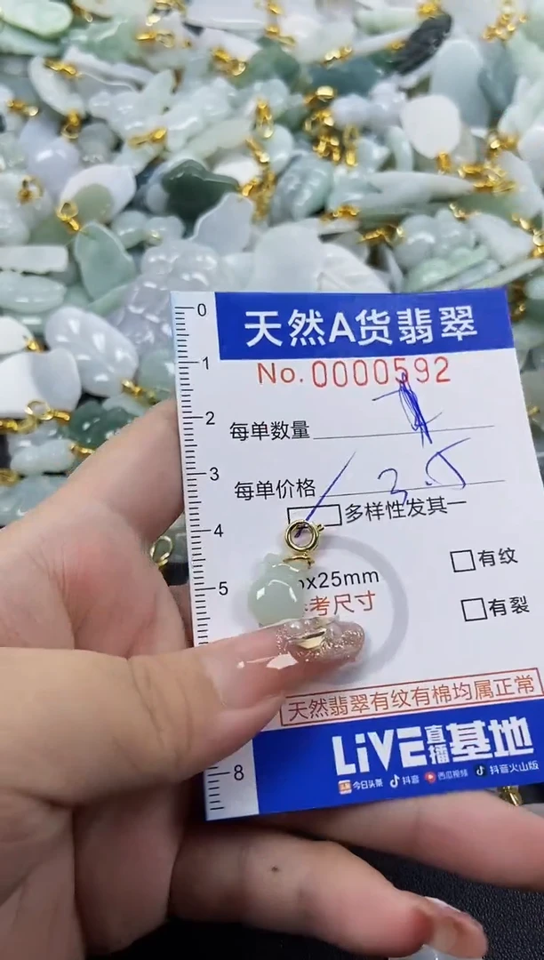 翡翠未镶嵌颈饰天然A货翡翠