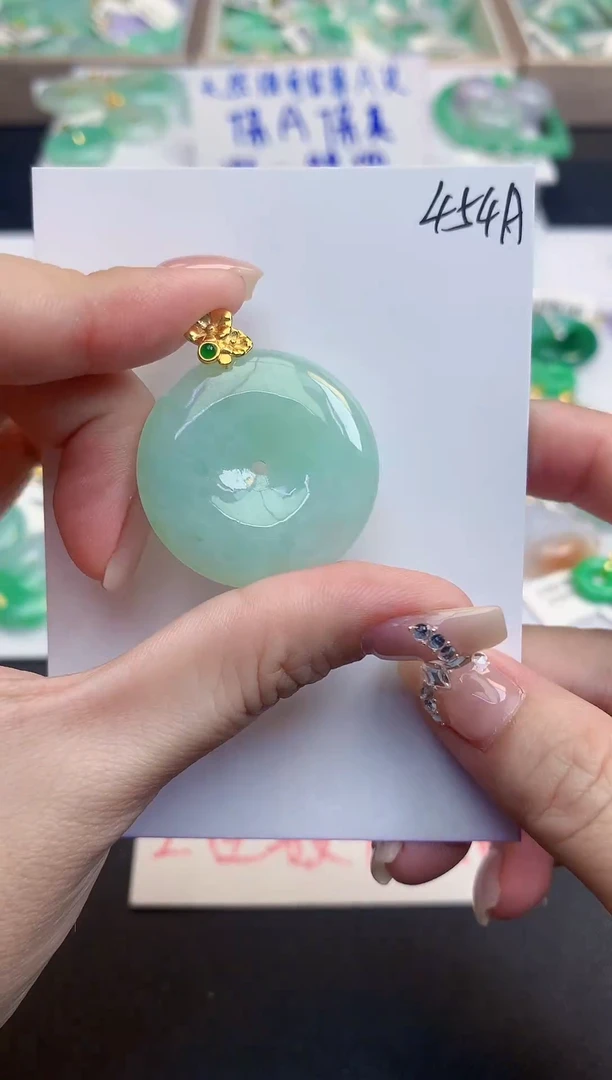 颈饰未镶嵌翡翠天然缅甸a货翡翠