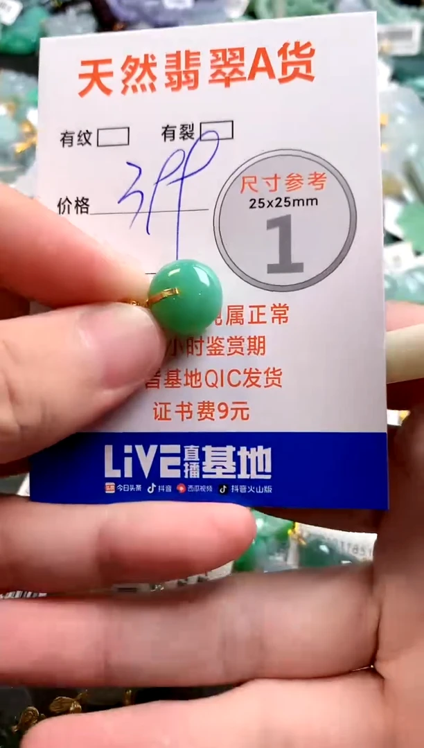 颈饰18K金镶嵌翡翠0014311861