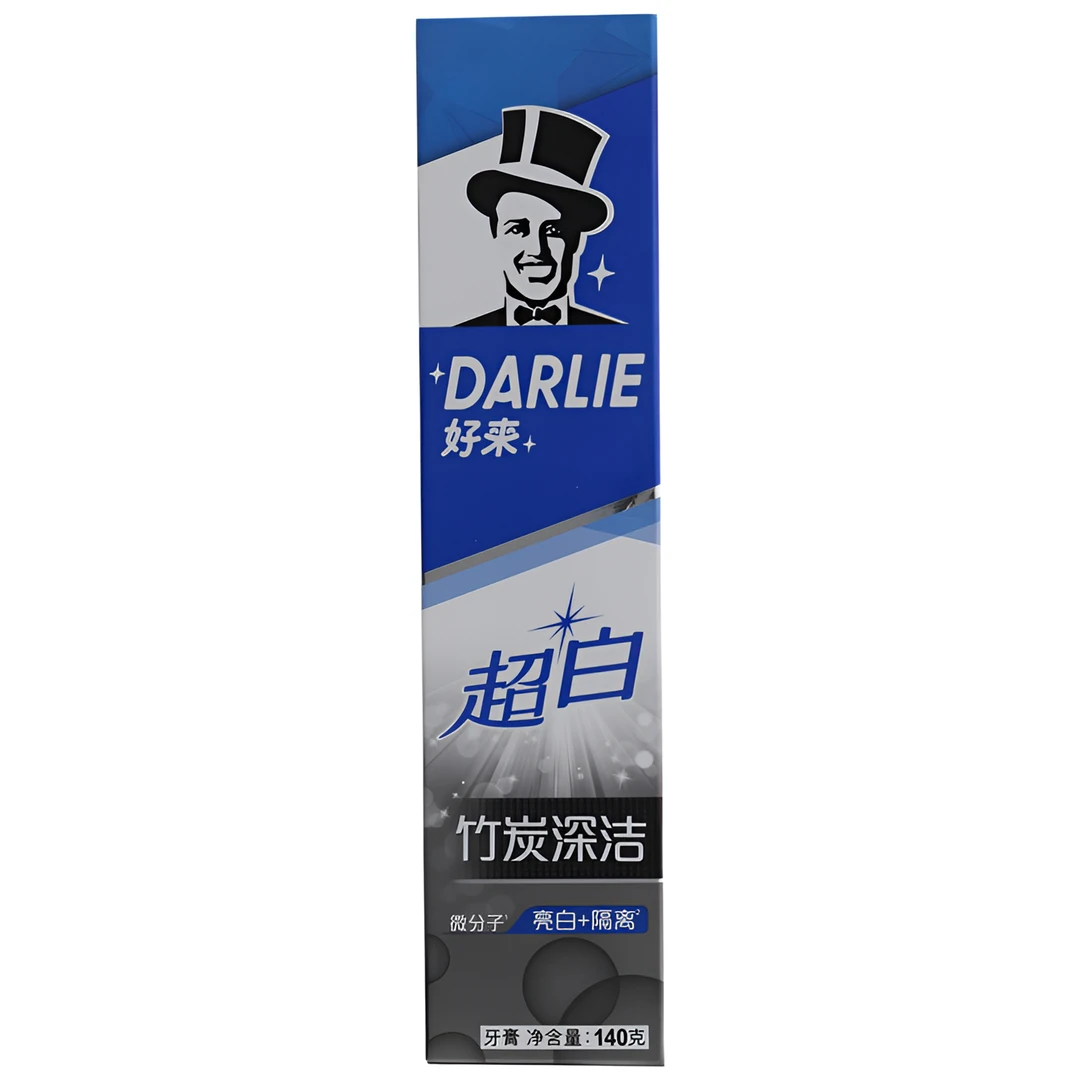 DARLIE/好来超白竹炭深洁牙膏蓝色 翠竹香型 140g
