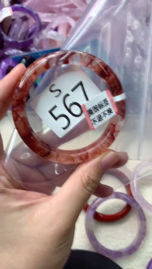 未镶嵌手镯水晶S567-54