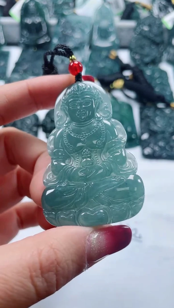 【闪购商品】翡翠颈饰未镶嵌多样性发货一件发货-度母观音