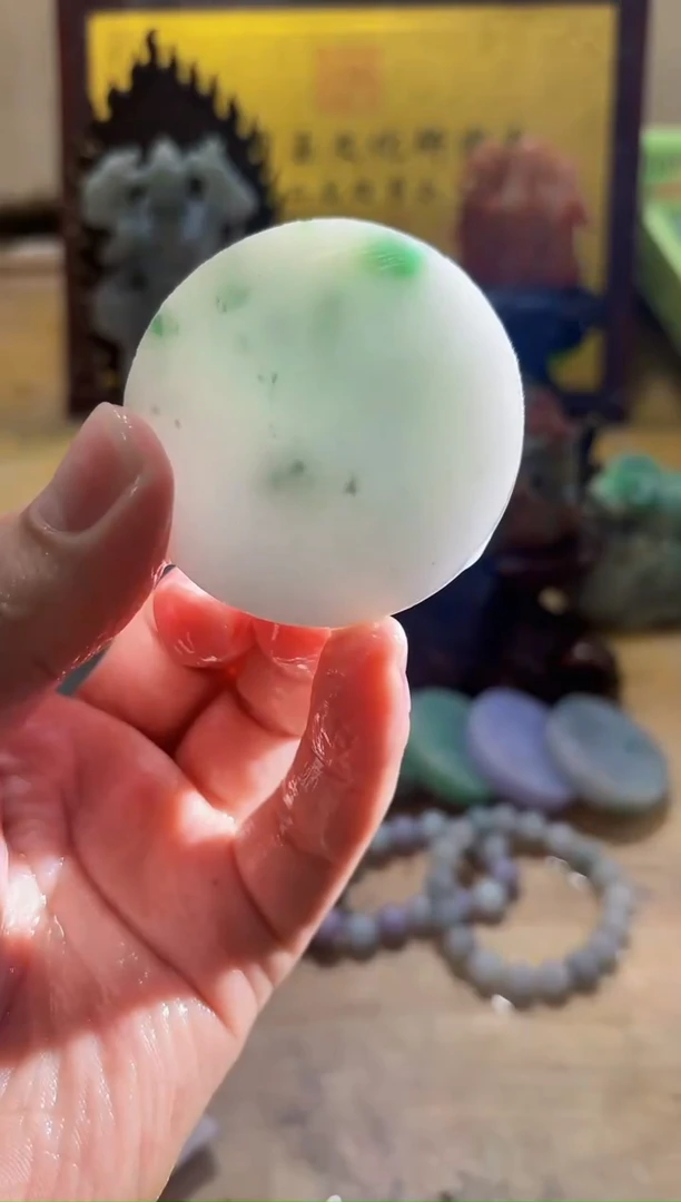 未镶嵌挂件翡翠A货常星6616