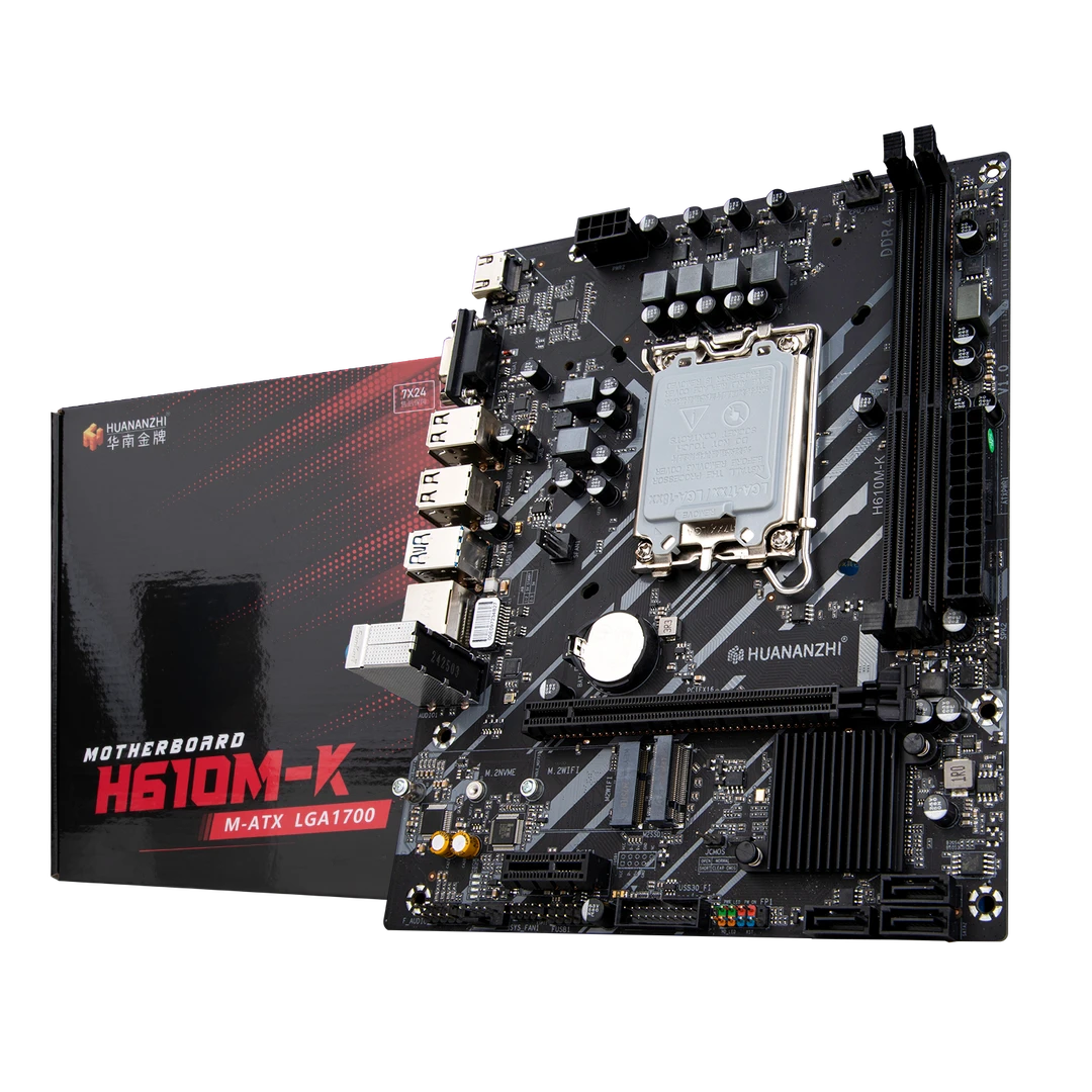 华南H610M-K主板全新（不会装机慎拍）H610主板