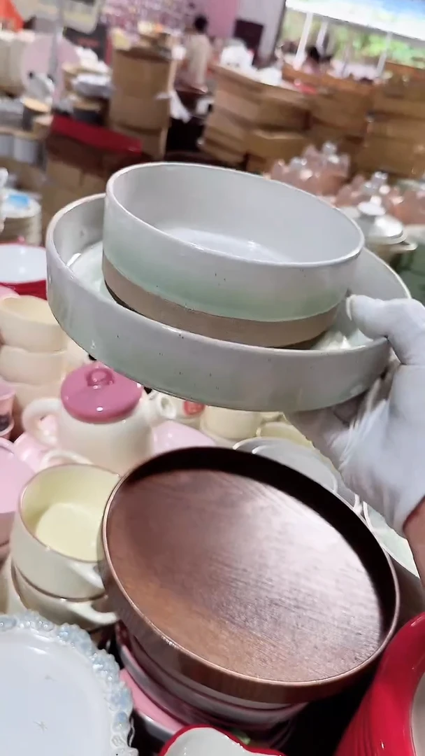 碗2个粗陶底折边 微瑕凑满20元包邮