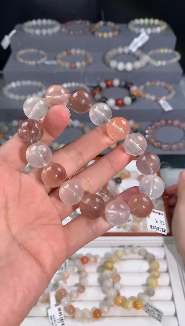 未镶嵌手串水晶36号链接 卡14咪+