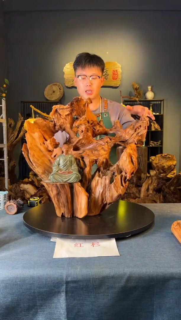 木卢师傅根艺作品（不包含人物摆件）