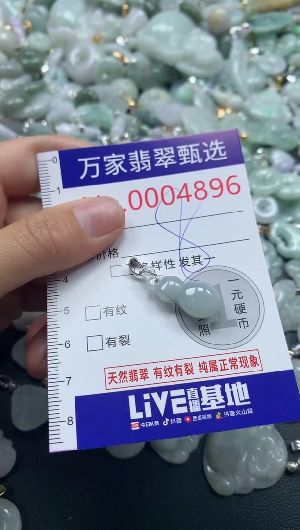 吊坠(不含链)未镶嵌翡翠4896