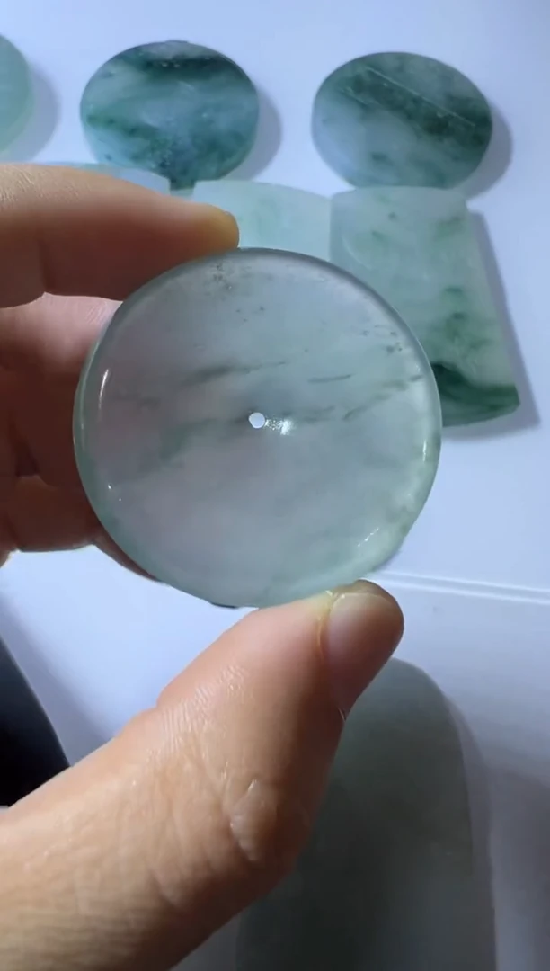 未镶嵌定制翡翠扣子
