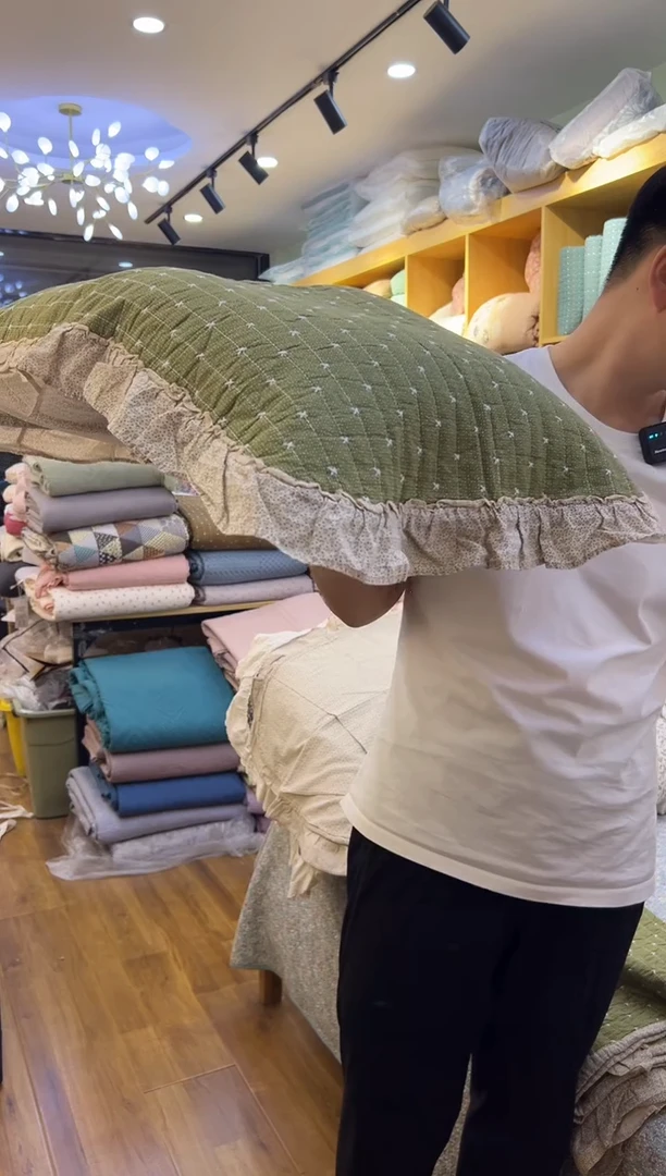 棉朴兰 米粒秀三件套 绿色   299