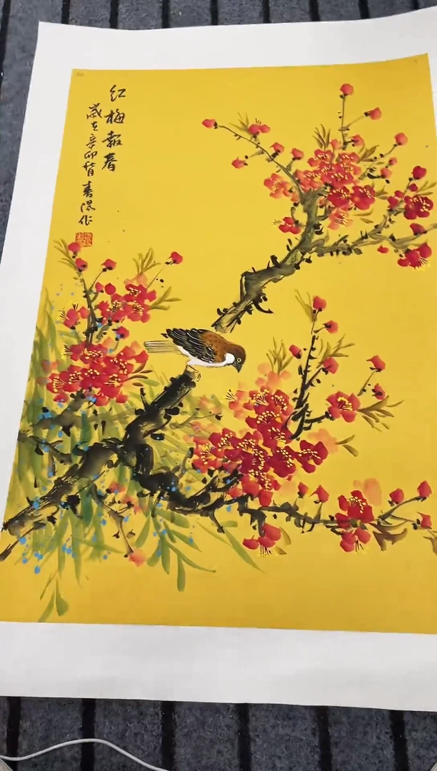 精品国画花鸟作品