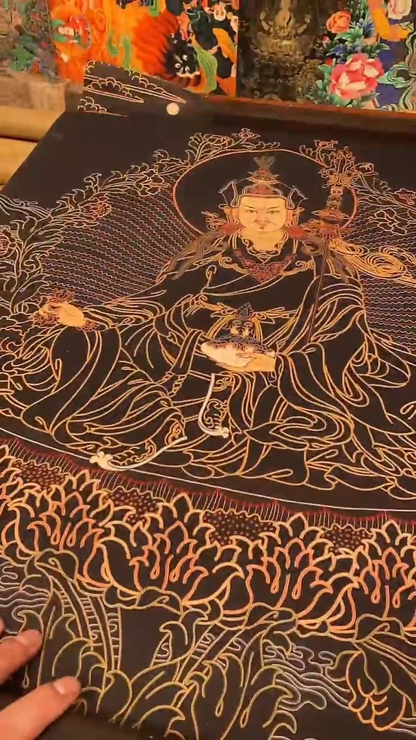 装裱画精美唐卡tk16072