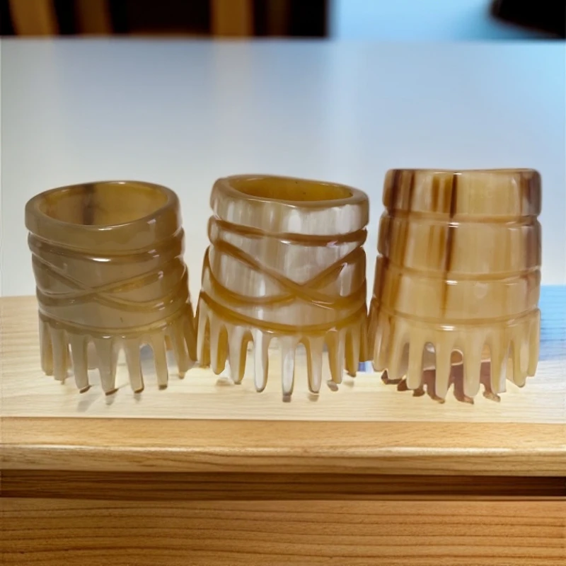 洗头桶牛角梳按摩齿梳头发干湿两用防静电头疗防脱梳子家用洗发梳