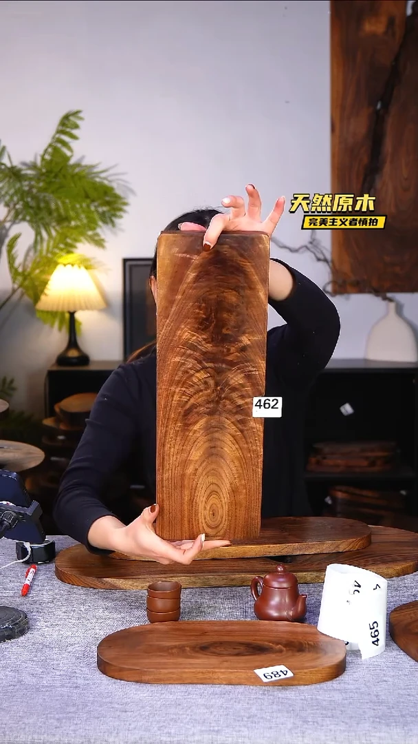 木北美黑胡桃原木.干裂疤结不属于商品质量问题完美主义者慎拍