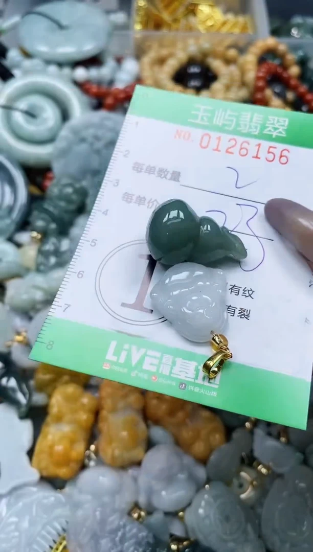 翡翠未镶嵌颈饰闪购0126156