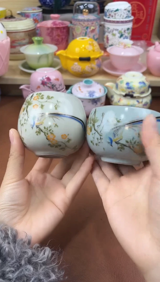 陶陶瓷茶具摆件旅行套组