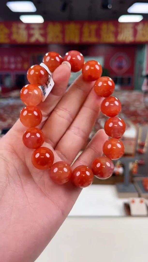 未镶嵌手串14+南红玛瑙一个/条