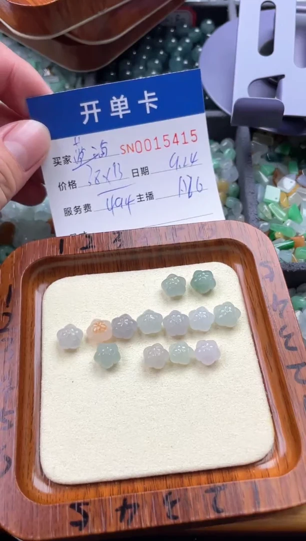 颈饰未镶嵌翡翠蓝*贝00015415