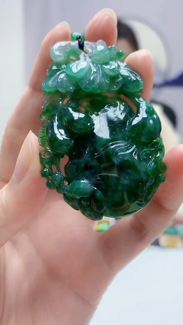 定制翡翠未镶嵌0405zm-毛货挂件130