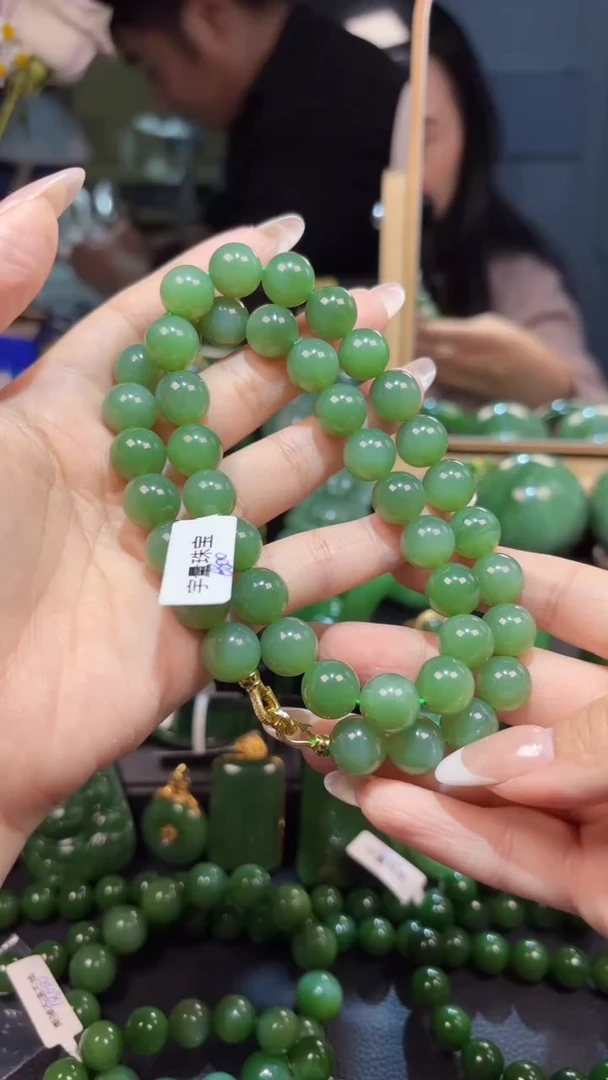 【闪购商品】和田玉（碧玉）颈饰银S925镶嵌1