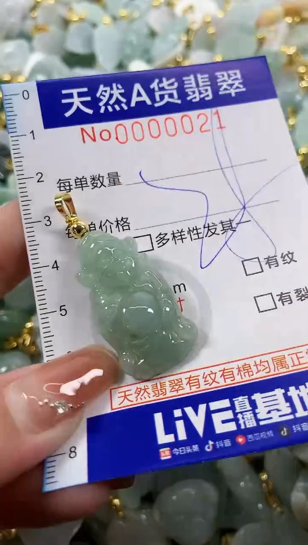 颈饰未镶嵌翡翠天然A货翡翠