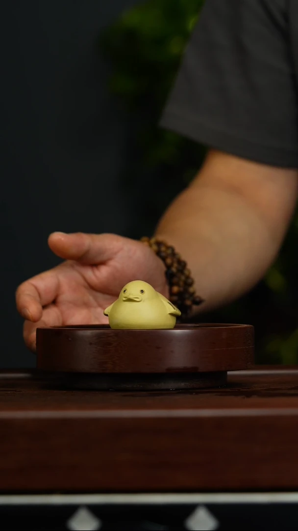 茶壶紫砂a33小鸟茶宠摆件