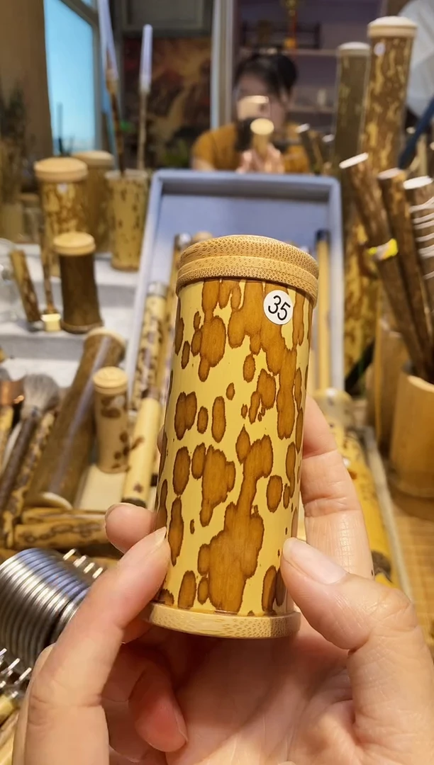 石*梅妃竹精品小罐一个