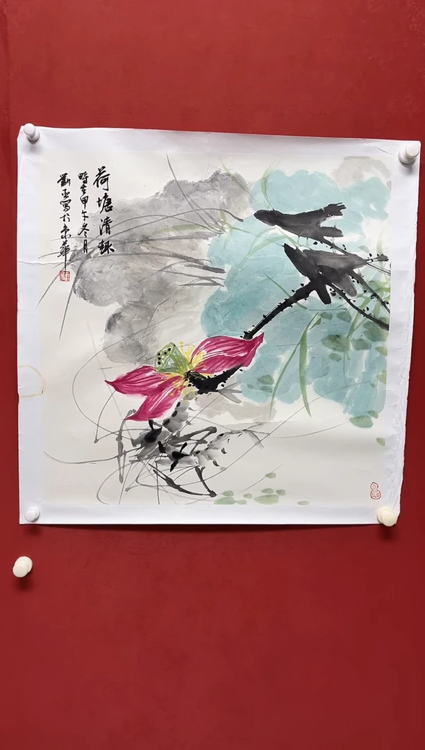 国画刘亚    68*68