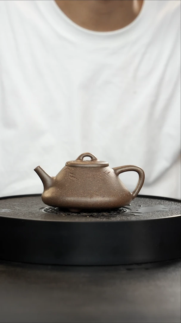 茶壶紫砂手工泥桃花子冶刻绘大漏