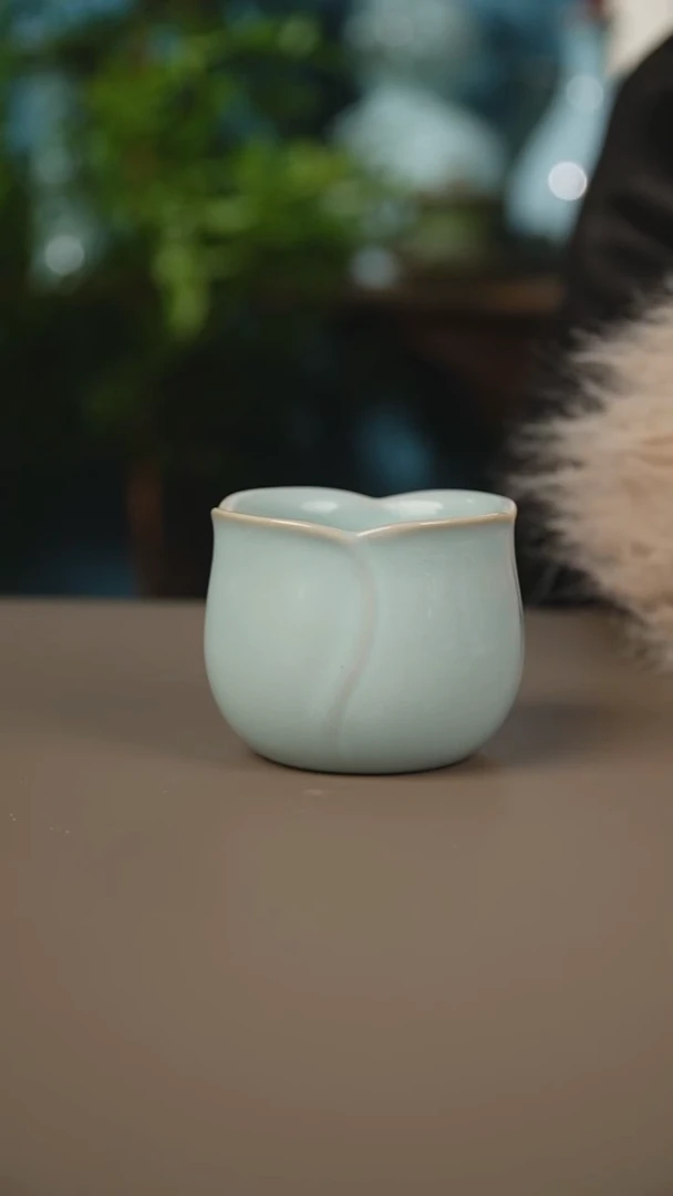 天青玉兰杯微暇1