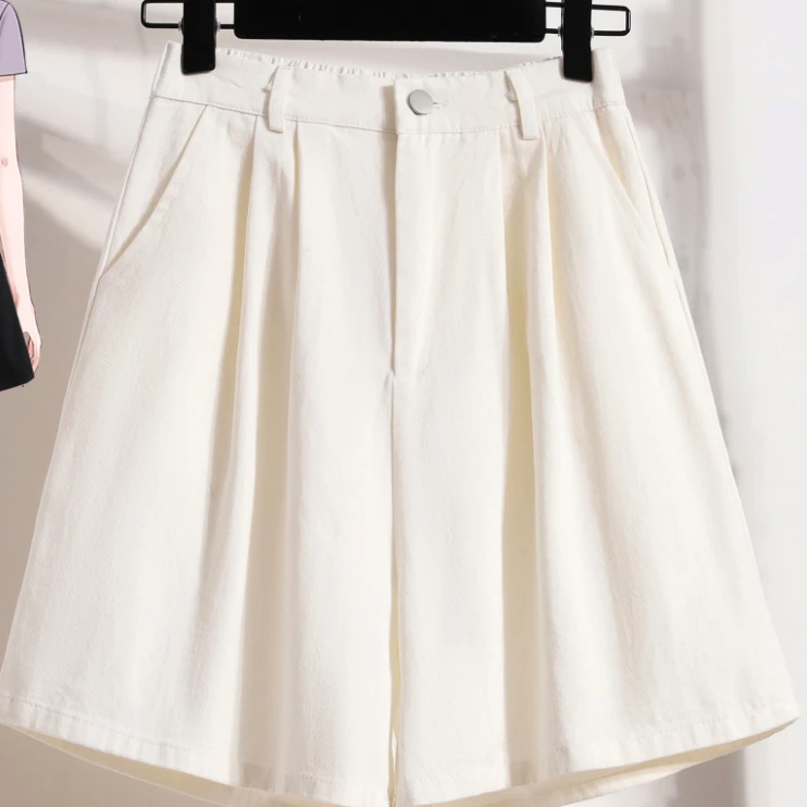 【短裤系列】初夏  高腰显瘦牛仔棉短裤 soinku